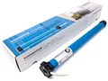 Rademacher Rohrmotor Rollladenmotor, selbstlernender Motor mit Sanftanschlag, Positionserfassung, Blockiererkennung, 22401056, Blau, 10 Nm / SW40