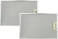 vhbw 2x Filter Metallfettfilter kompatibel mit Constructa CD 606251, 606250, 616350, 616251, 619251 Dunstabzugshaube - 38,8 x 26,5 x 0,9 cm, Metall