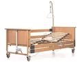 Burmeier Bett Pflegebett Dali Standard Seniorenbett (Aufrichter, Seitenschutz und Lattenrost inklusive, elektrisch verstellbar, Mit Fernbedienung, Komfort und mehr Lebensqualität), Easy-Click-System einfache Montage