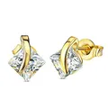 333 Gold Ohrstecker Ohrringe mit Zirkonia Stein
