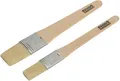 Kaiser Backformen Backpinsel Backpinsel-Set 2-teilig mit flexiblen Naturborsten, sichere Fixierung, Metallfixierung, ideal zum Backen