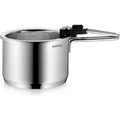 WMF Simmertopf mit Temperaturanzeige und herausnehmbaren Einsatz - Silber