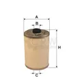 FILTRON Kraftstofffilter Filter passend für Mercedes-Benz Henschel 2-T