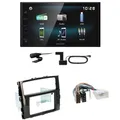 Kenwood DMX-125DAB USB Bluetooth DAB+ Einbauset für Mitsubishi Pajero ab 2015