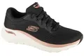 Sportschuhe Damen, Skechers Arch Fit 2.0 - Glow The Distance, Schwarz