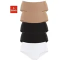 petite fleur Hüftslip (5er-Pack) aus elastischer Baumwolle beige|bunt|schwarz 40/42