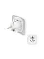 Hama Traveladapter Type E/F Universal World-EU White