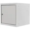 Proregal Schliessfachwürfel, Grau, Metall, 40x40x40 cm, Garderobe, Garderobenschränke