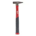 Milwaukee Fiberglas Schlosserhammer, Stiel mit Softgripummantelung, hoher Anwenderkomfort, DIN 1041, 200-1000g, Größe:200 g