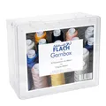Garn Box für 20 Overlockkonen Overlockgarn Acryl clear 29,5x25x13,5 cm ungefüllt