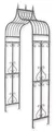 Casa Padrino Jugendstil Rosenbogen 117 x 40 x H. 242 cm - Metall Blumenbogen