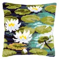 Vervaco Cross Stitch Kit: Kissen: Wasserlilien