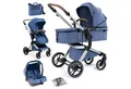 bergsteiger Kombi-Kinderwagen Bergsteiger Kinderwagen Lugo Kombikinderwagen 3in1/4in1