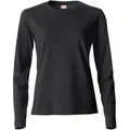 Clique Longsleeve Basic-T L-S schwarz S