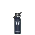 Trinkflasche Kinder 350ml Edelstahl FlipFlow BPA-frei Thermoskanne Sport Schule