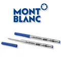 Montblanc Kugelschreibermine Mine Refills F Royal Blue blau 2 Stück