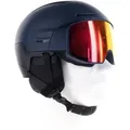 Salomon Driver Prime Sigma Plus Skihelm mit Visier-Dunkel-Blau-S