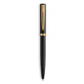 Waterman Kugelschreiber IMPRESSION schwarzer Lack GT M Blau Geschenkbox (1x) (2225501)