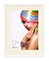 IDEAL TREND 3D Objektrahmen Holz Bilderrahmen Wanddeko Collage Poster Shirt Trikot Rahmen: Farbe: Weiß | Format: 40x60