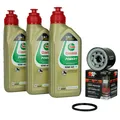 Ölwechsel Castrol Power1 10W40 + Ölfilter KN204 für Honda Kawasaki Yamaha MT-07