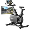 Skandika Heimtrainer Fahrrad Cykling P12-H | 32 Stufen, Magnetbremssystem, 12 kg Schwungmasse, App Steuerung mit Kinomap, Hometrainer Fahrrad für Zuhause | Indoor Bike, Fitnessfahrrad, Trimmrad
