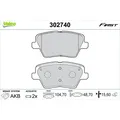 1x ORIGINAL® Valeo 302740 Bremsbelagsatz, Scheibenbremse Hinten, exkl.