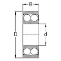 Pendelkugellager 2201 2RS TVH FAG 12x32x14