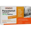 PARACETAMOL-ratiopharm 125 mg Zäpfchen 10 St. PZN 03953580