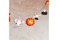 Lights4fun LED-Lichterkette 16er Safari Lichterkette Kinderzimmer aus Filz