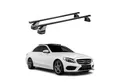OMAC Dachträger Menabo Stahl Gepäckträger für Mercedes C Klasse W205 2014-18 Schwarz (2-St), Wasserbeständig,Abnehmbar,Multifunktional,Leichtgewichtig