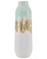 Blumenvase aus Steinzeug 35 cm bunt hoch Dekoration Glamourös Modern Byblos