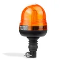 DEMA Rundumleuchte LED40, 12V, LED Warnleuchte, Rundumlicht, Rundumkennleuchte, gelb, für Fahrzeug, Lkw, Traktor, Baustelle, Warnsignal