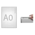 Maul MAULstandard 6604008 Klapprahmen Silber 1 x DIN A0 1 St. (B x H x T) 88.5 x 123.3 x 2cm