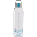 SIGG - Tritan Trinkflasche - Sportflasche Total Clear ONE MyPlanet Aqua - kohlensäurehaltige Getränke - Spülmaschinenfest, Auslaufsicher, Kratzfest - BPA-frei - Sport & Fitness - Blau - 1,5L