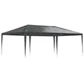 vidaXL Profi Partyzelt UV-beständig Wasserbeständig Pavillon Festzelt Gartenpavillon Gartenzelt Garten Zelt Bierzelt 4x6m Anthrazit 90g/m²