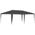 Pavillon Faltpavillon Gartenpavillon Gartenzelt Partyzelt 4x6 M Anthrazit 90 G/m