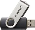 Intenso USB-Stick Basic Line 3503460 | 8GB Speicher | USB 2.0 | Schwarz/Silber