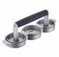 WESTMARK Hamburger Maker Mini, formt 3 Mini-Patties (ca. 6,5 cm) gleichzeitig