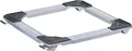 WAGNER Transporthilfe QUADRAT - verstellbar 46-66 cm x 5 cm, Stahl, 4 Bockrollen Ø 30 mm, Tragkraft 220 kg - 20119501
