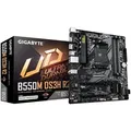 GIGABYTE B550M DS3H R2 Mainboard – AMD Ryzen 5000 Prozessoren, 5+3 Phasen VRM, bis zu 4733 MHz DDR4 (O.C.), 1x PCIe 4.0 + 1x PCIe 3.0 M.2, 1 GbE LAN, USB 3.2 Gen 1