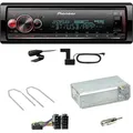 Pioneer MVH-S520DAB USB FLAC Digitalradio Einbauset für Dacia Duster bis 2012