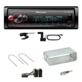 Pioneer MVH-S520DAB USB FLAC Digitalradio Einbauset für Dacia Duster bis 2012