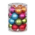 feiermeier Weihnachtskugeln aus Glas Mille Foire Inge Glas 3cm/20Stk. für Weihnachten, Weihnachtsbaum