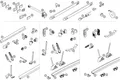 Rahmenhalter - Thule Ersatzteil-Nr. 1500602385 - passend zu Omni-Bike Sport G2, 30/34