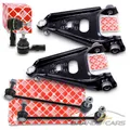 FEBI 2x QUERLENKER +KOPPELSTANGEN +SPURSTANGENKÖPFE VORNE FÜR SMART FORTWO 451