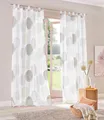 Otto Home Gardine "Belem" Gr. 3, grau (stein), 225cm, Schlaufen, 140cm