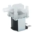 WITTKOWARE Magnetventil, 1-fach, 12V/DC, max. 0,4A, Schlauchanschluss 8mm, abgewinkelt, 53x50x41mm | Für Wasser, Luft, Sauerstoff