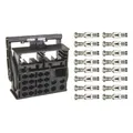 Reparatur Montage Set Quadlock Adapter Stecker Leergehäuse 17-teilig + Kontakte