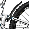MidGard Fahrrad Schutzblech für Hinten oder Vorne E-Bike für 24-29 Zoll Fahrräder, MTB Mudguard mit 6 Kabelbinder 2 Stück