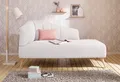 Recamiere OTTO HOME "Lucy, Chaiselonge mit Massivholzfüßen und Steppung", beige (creme), B:162cm H:85cm T:82cm